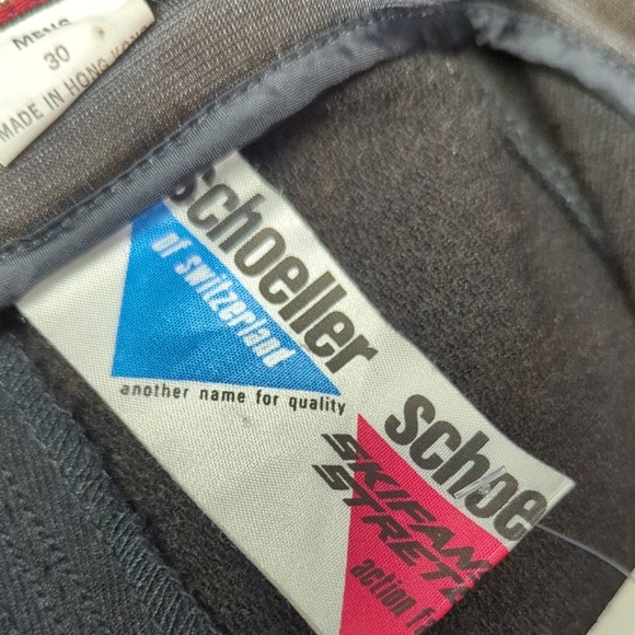 Men's Vintage Ossi Skiwear Wool Nylon Pant Black Size 30 performance wear winter - Picture 13 of 14